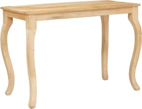 vidaXL Dohányzóasztal Barna 110 x 55 x 77 cm Tömör Mangófát