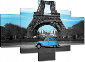Vászonkép 100x70 Kék Párizs