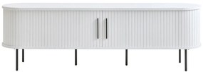 Fehér TV-állvány 180x56x45 cm Nola – Unique Furniture
