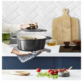 Tefal AIR 20 cm antracit edény fedővel