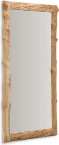 Fali tükör tömörfa kerettel 105x200 cm Ibro – Kave Home