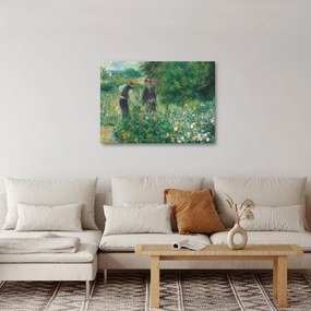 Kép - Auguste Renoir, Picking Flowers, reprodukciók (70x50 cm)