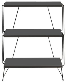 Lazandos Anthracite kisasztal