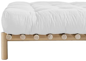 Norovi fenyő franciaágy ágyráccsal 180x200 cm Pace – Karup Design