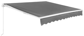 Falra szerelhető kihajtható árnyékoló, AR02 szürke 295x200 cm