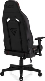 Gamer szék SENSE7 Vanguard fekete és piros