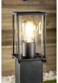 Lámpa Kerti lámpatest KEMI-P 50, E27, MAX.15W, IP44, AC220-240V, 50-60Hz, max. 2500W, pole, grafit