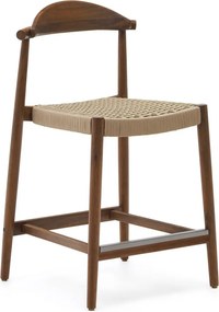 Barna tömörfa kerti bárszék Nina – Kave Home