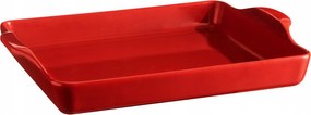 Emile Henry Kitchen Kerámia Focaccii Sütőforma Piros
