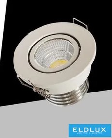 UNIVERSO Mini spot lámpatest 3w 6500k 270lm 30° IP20 Fehér D52x40mm Kivágás:D45mm