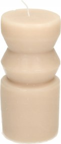 Dekoria Gyertya Cornelia 14cm beige bézs