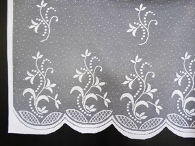 Mg Függöny jacquard 7141FEHÉR 200x125 kész szalaggal