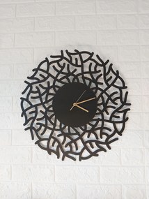 Falióra Fém fekete csendes 40 cm