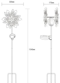 Globo 36577 - LED napelemes dekoráció LED/0,02W/3V IP44