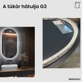 Atipikus tükör LED világítással G3