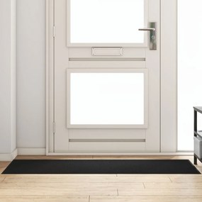 Ajtószőnyeg Téglalap Fekete 60x180 cm