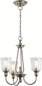 Elstead Lighting WAVERLY KL-WAVERLY3-CLP Csillár 3x60W/E27