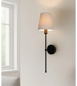 MADELA fali lámpa 1xE14/40W/230V bézs/fekete