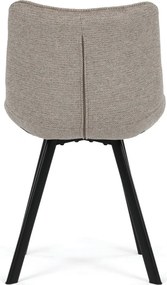 Jídelní židle, béžová, látka, HC-V3068 CAP2