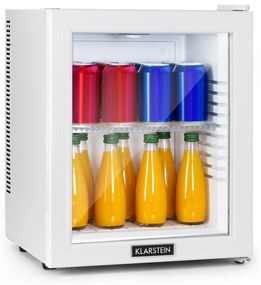 Klarstein Brooklyn 24, mini hűtőszekrény, üvegajtó, LED világítás, polcok