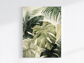 Vászonkép Canvas Akvarell Természet Növények Monster 60x80