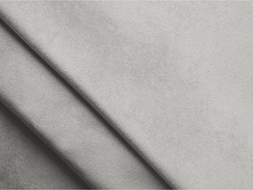 Ezüstszínű kárpitozott ágyneműtartós franciaágy ágyráccsal 160x200 cm Lemi – Makamii