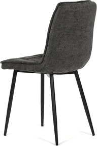 Jídelní židle, šedá, látka, CT-G2048 GREY2