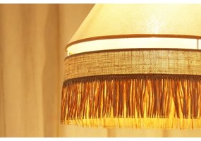 Brilagi WINNETOU AVIGNION lógcsillár 1xE27/15W/230V, 35 cm, barna/krém