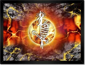 Poszterek keretben 40x30 Kozmikus találkozás