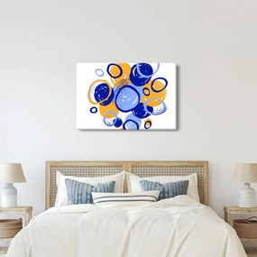 Kép - Világos motívum körökkel (90x60 cm)