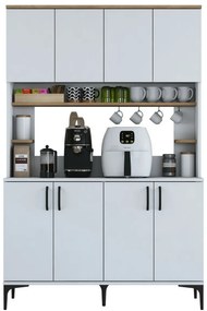 Jevy Walnut and White szekrény