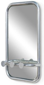 Ezüstszínű fém fogas panel Retro – Spinder Design