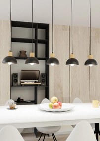 Emibig modern függeszték seco fekete emi1393/5