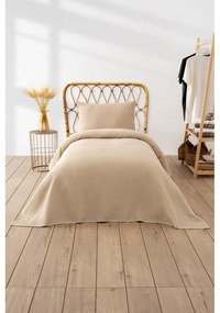 Bézs ágytakaró 160x220 cm Waffle – Mijolnir