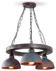 Csillár láncon VIRIONI 3xE27/60W/230V