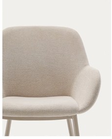 Krémszínű étkezőszék Konna – Kave Home