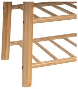 Fehér-natúr színű pad – Casa Selección