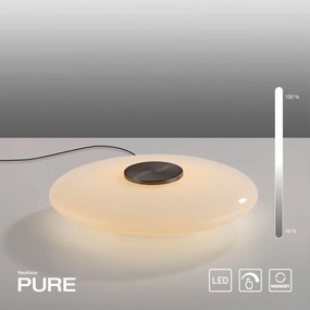 Paul Neuhaus modern asztali lámpa pure vitrum bézs barna pln4080-34