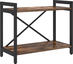 vidaXL Könyvespolc Füstölt tölgy 60 x 30 x 50 cm Faanyag