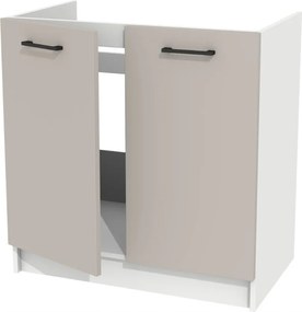 Alsó konyhaszekrény álló mosogató alá 80 cm Kasmír szett