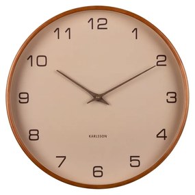 Karlsson 5993SB design falióra bézs, átmérő 40 cm