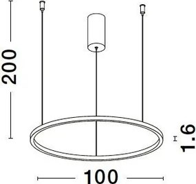 Függeszték Fehér TARQUIN NOVA LUCE 9345608