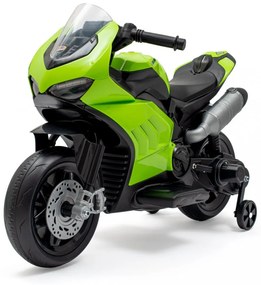 Gyermek elektromos motorkerékpár Baby Mix Supersport zöld