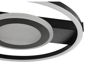 Brilliant -LED RGBW dimmelhető mennyezeti lámpatest MAUREEN LED/20W/230V 3000-6500K fekete+ távirányítóval