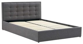 Padva ágy 140 x 200 cm, szürke