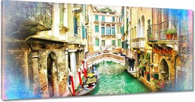 Vászonkép 180x90 Szerelmes nyaralás Velence