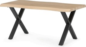 CT-F4312 OAK natúr MDF dohányzóasztal 60 × 120 cm