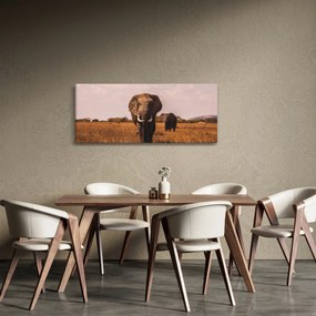 Kép - Az elefánt érkezése (120x50 cm)