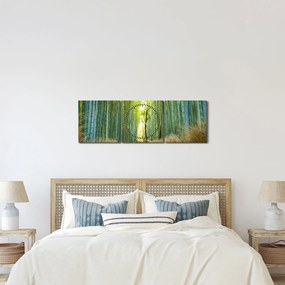 Kép - Sikátor bambuszal (órával) (90x30 cm)