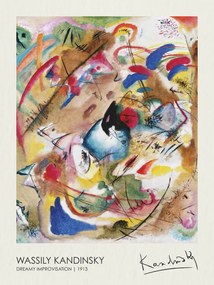 Reprodukció Dreamy Improvisation (1913), Wassily Kandinsky